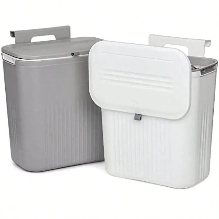 Compost Bin Countertop - Zestaw 2 szt. 2,4-galonowych koszy na